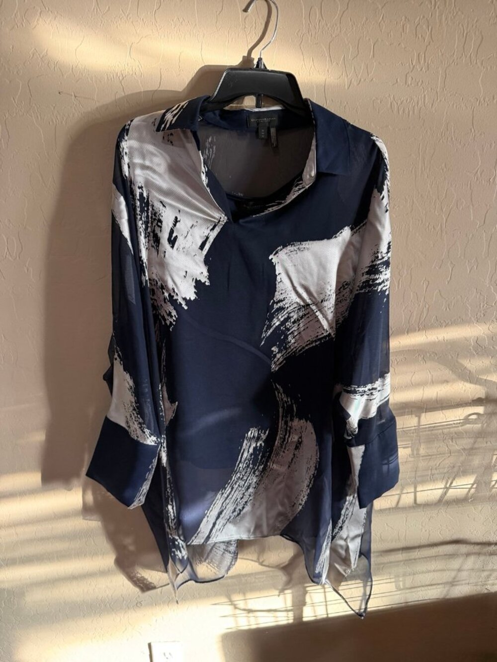 Donna karan new york two piece top blouse